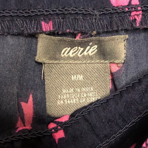 🌷5 for $25 Aerie Pink Bow Pajama Shorts - Picture 3 of 8